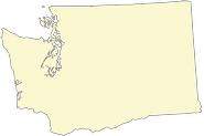 WA State Outline Map